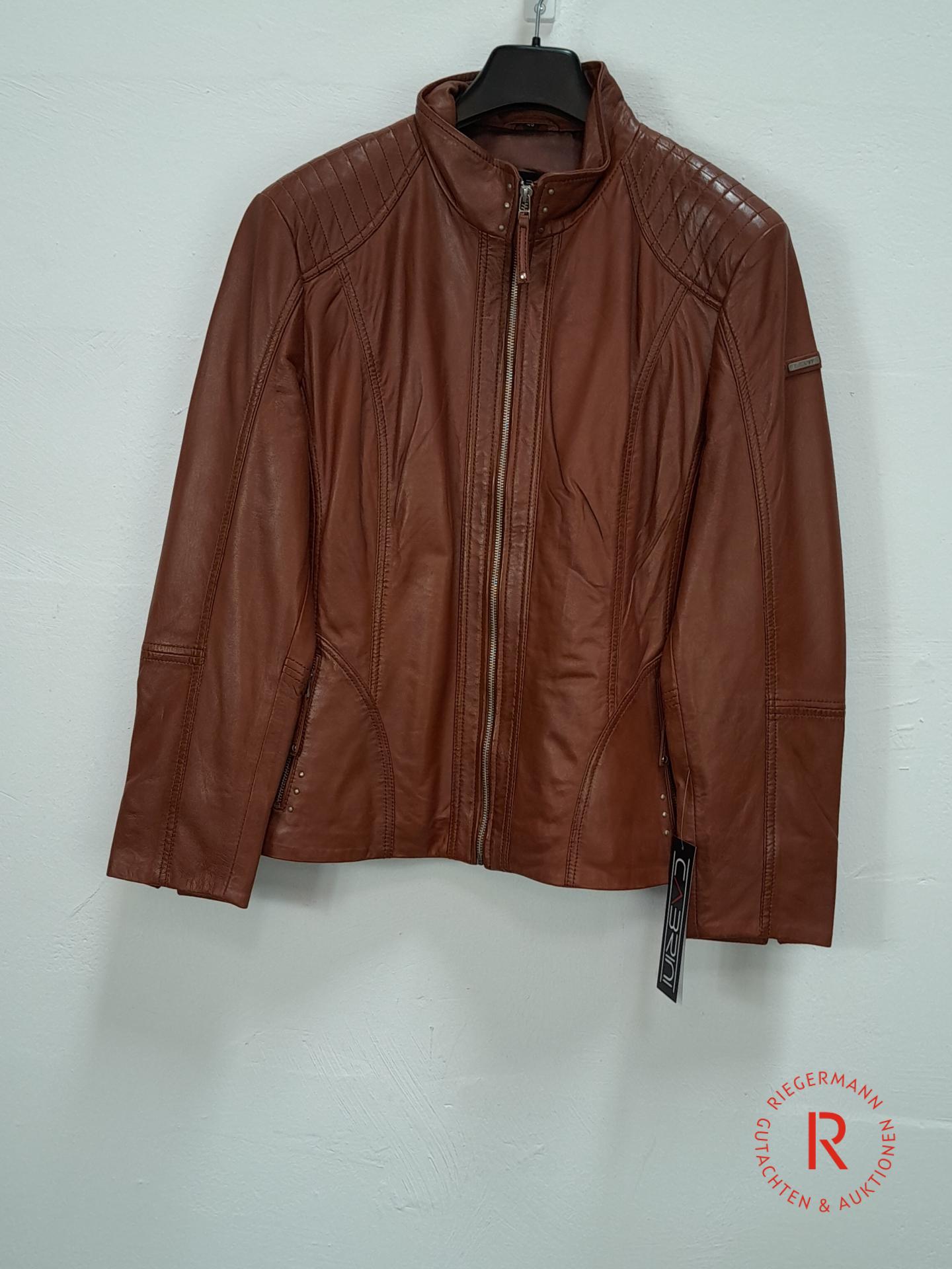 DAMEN LEDERJACKE GRÖSSE 46